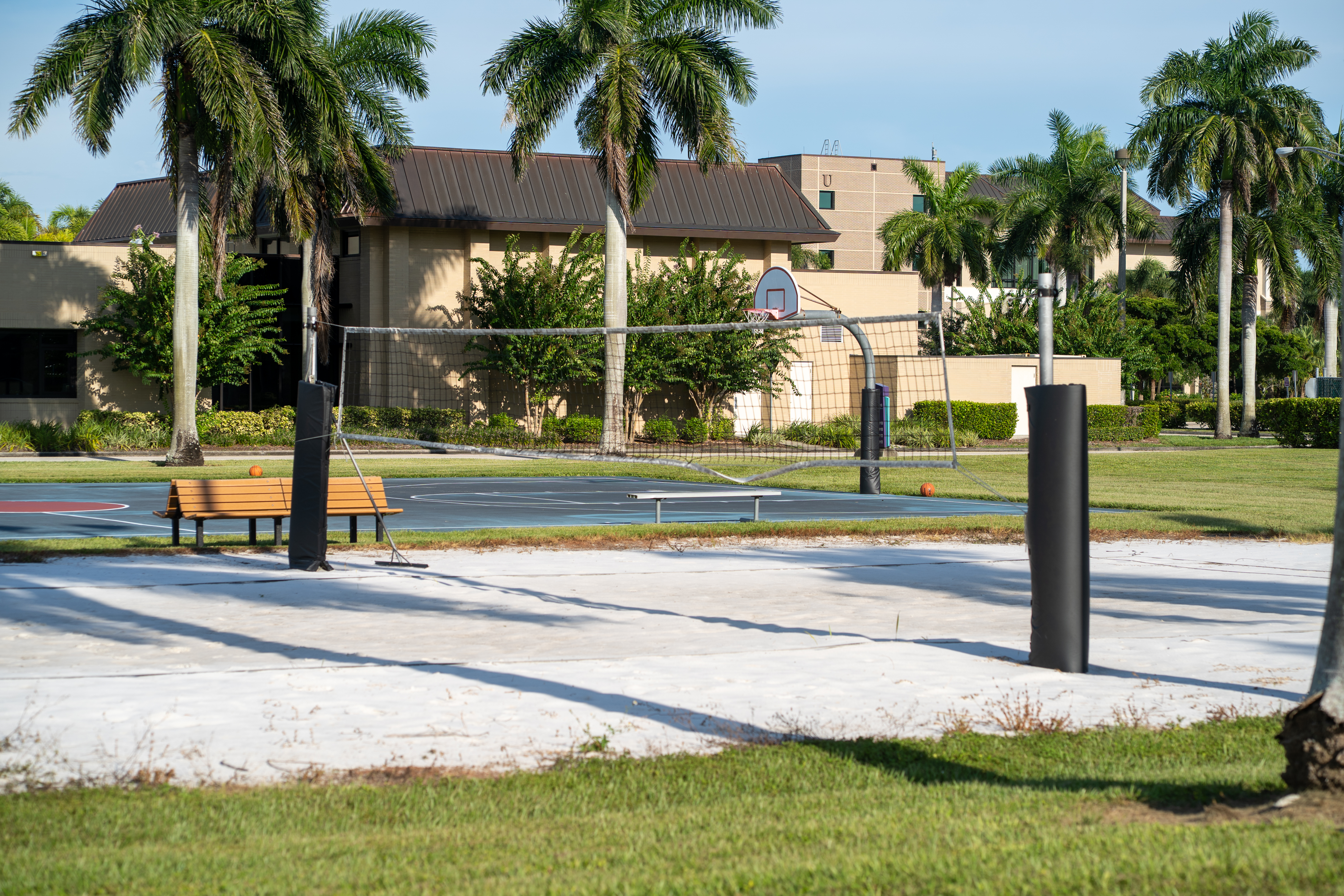 Sand Volleyball court on fsw Lee campus