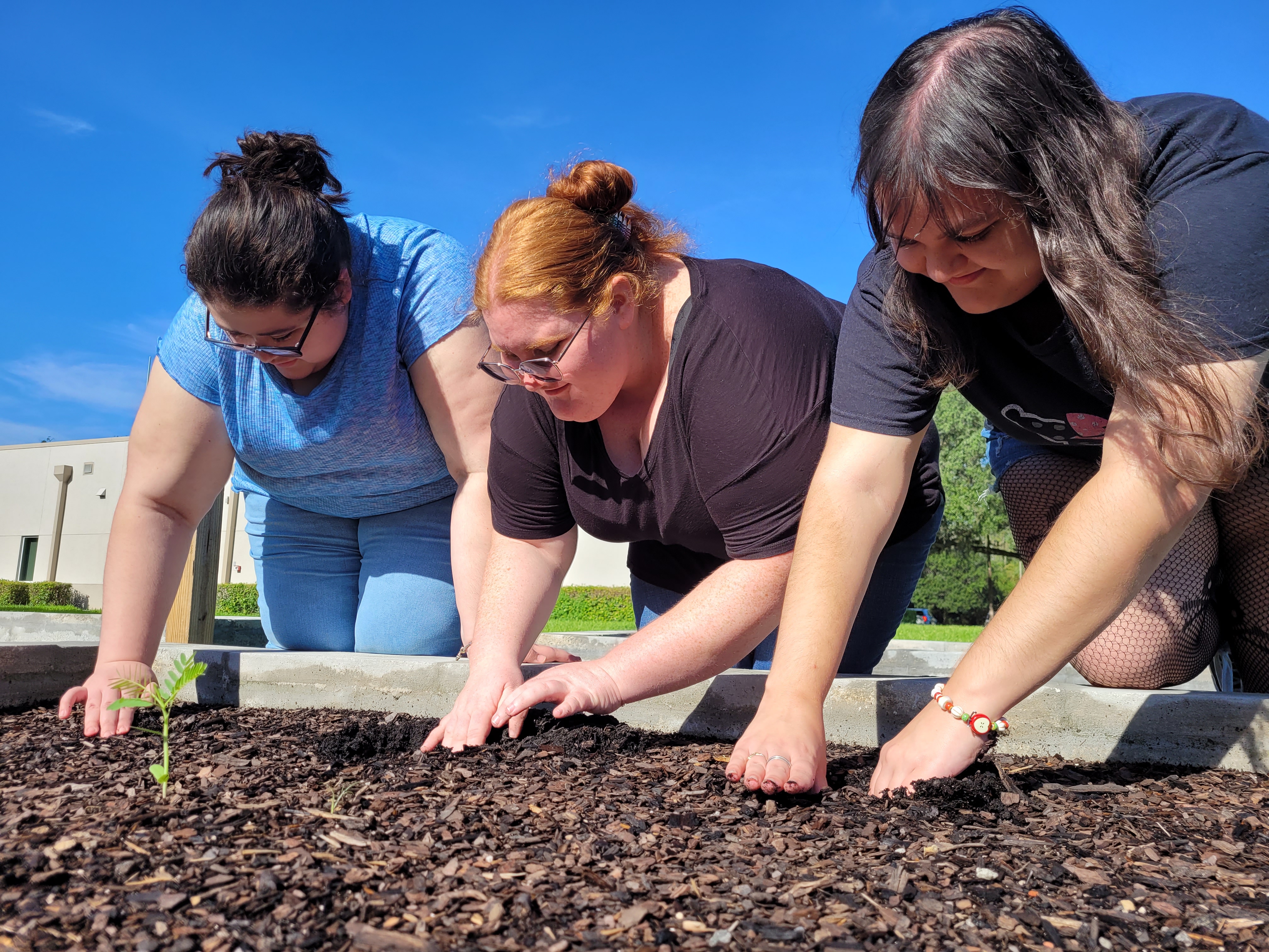 Students experience a hands-in-the dirt approach along with classroom instruction on precision agriculture, agribusiness and soil science.