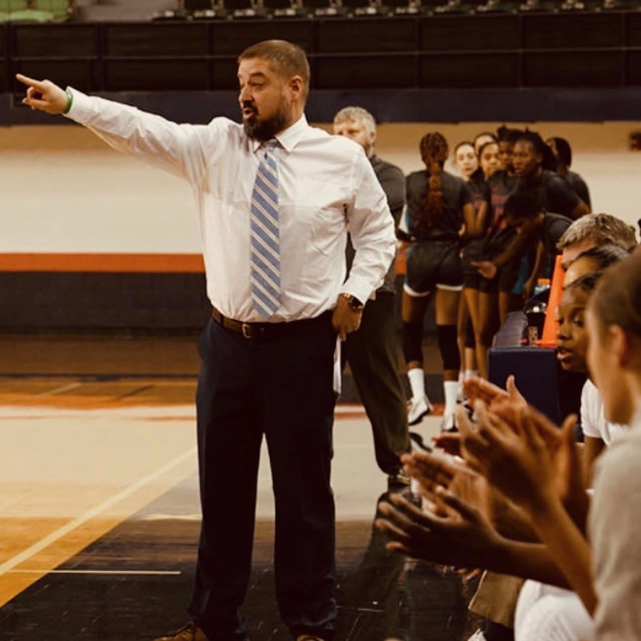 FSW Women's basketball coach, Matt Creamer