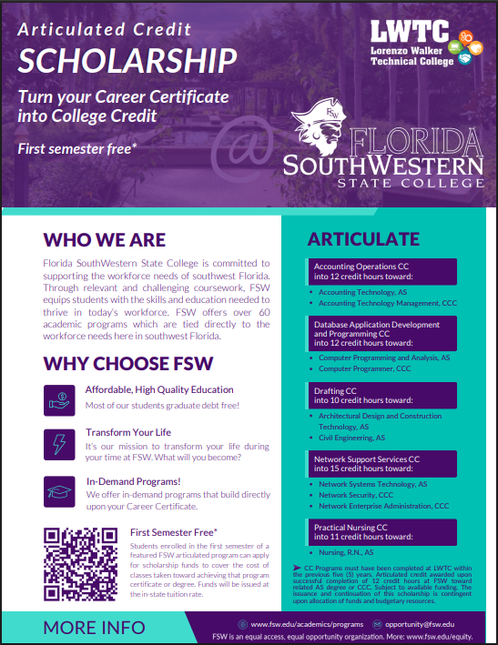Articualted Credit Lorenzo Walker Technical College