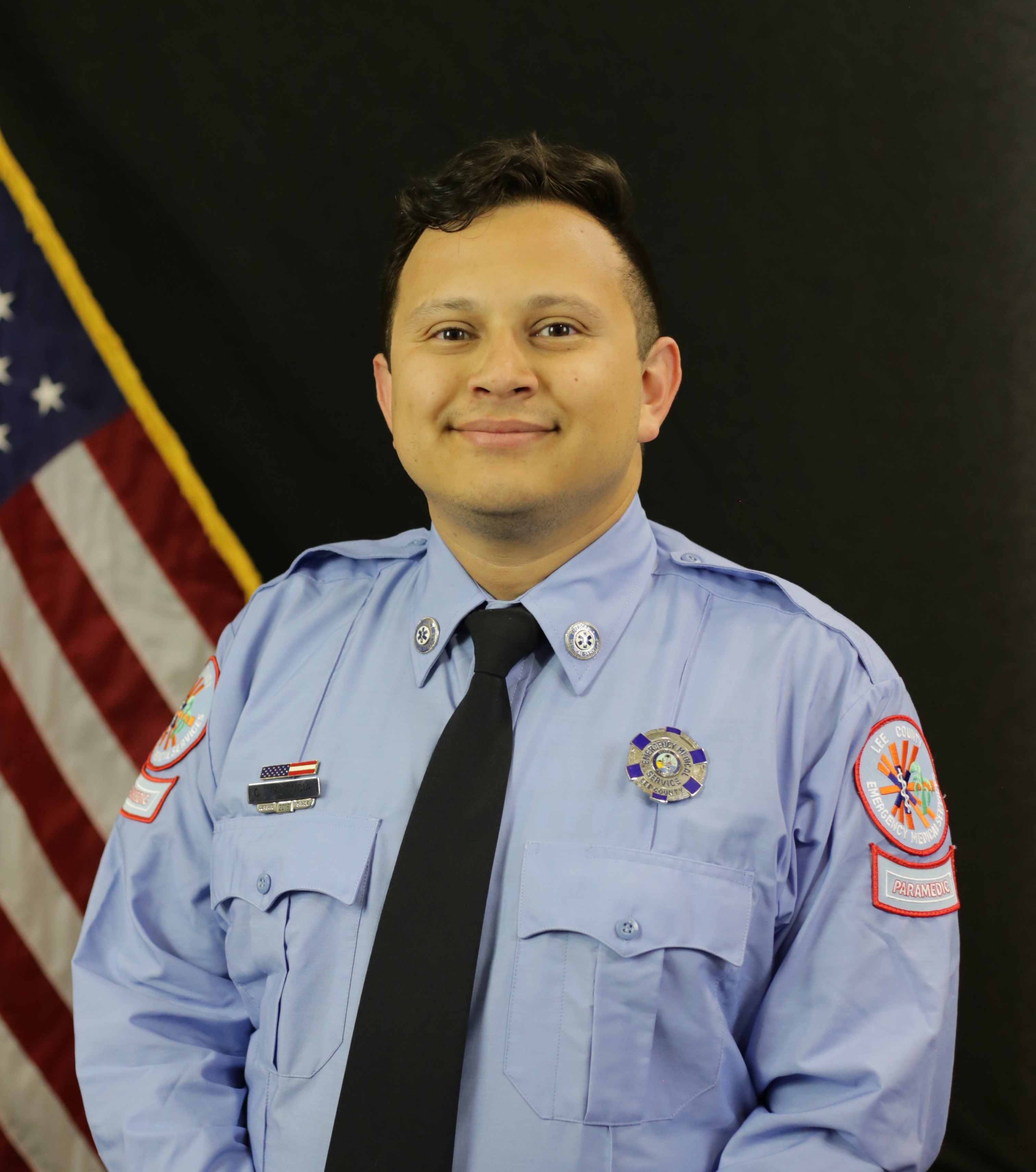 Lee County Critical Care Paramedic, Field Training Officer and FSW alumnus Cesar Valencia